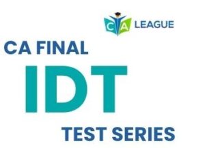 CA Final IDT Full Test Nov 2023 by CA Yachana Mutha