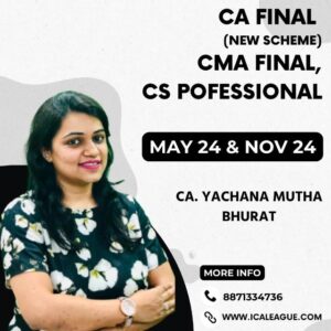 Indirect Taxes – CA Final 130 HOURS Validity May 2024 / Nov 2024